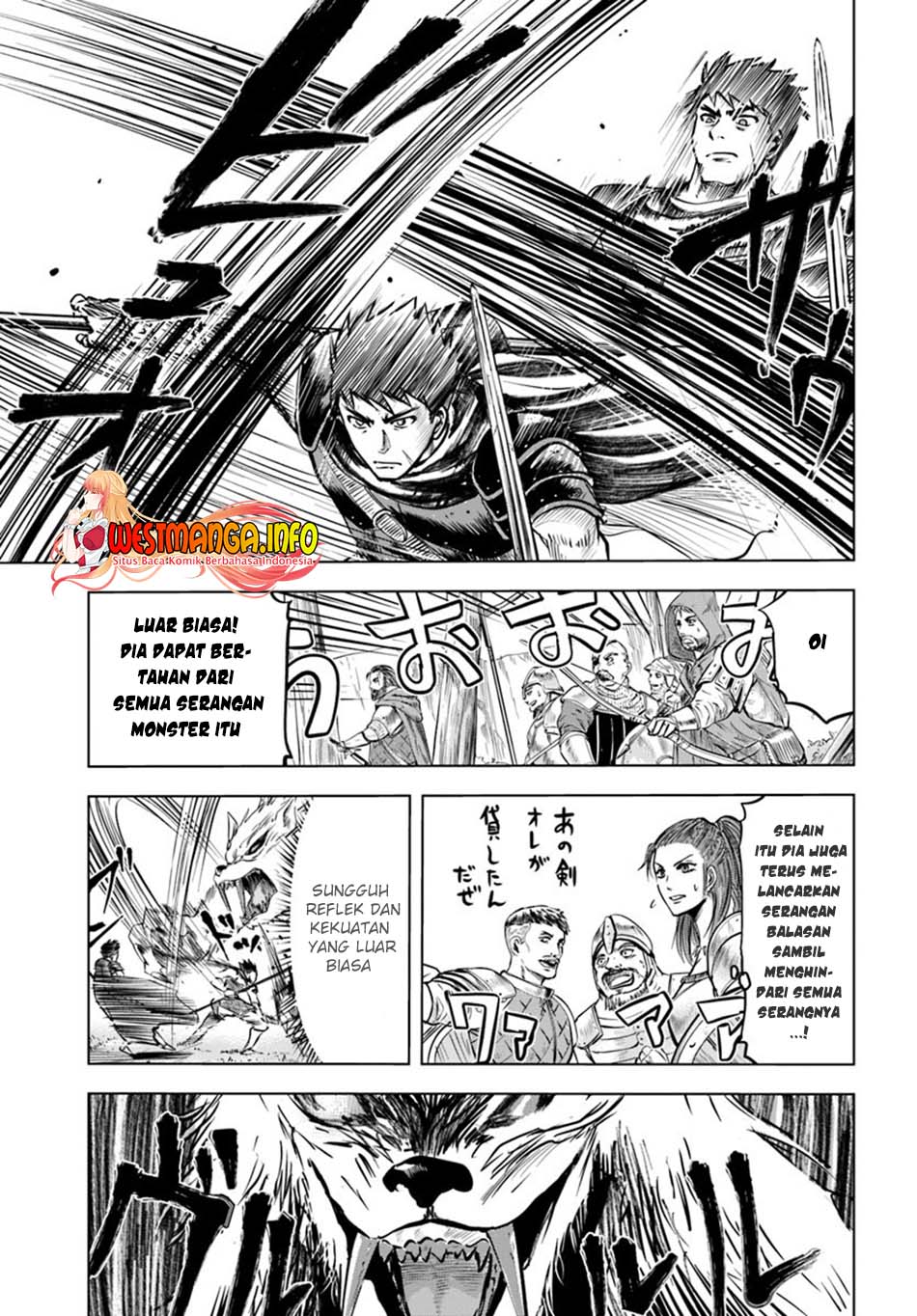 Oukoku E Tsuzuku Michi Chapter 06.2 Bahasa Indonesia